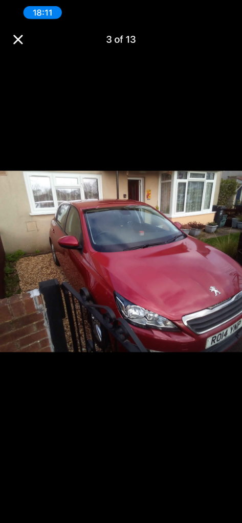 Peugeot, 308, Hatchback, 2014, Manual, 1560 (cc), 5 doors