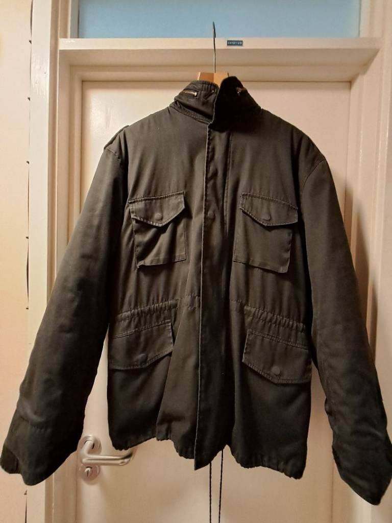 NATO Cold Weather Field Coat, DSA 100-76-C-0605, Black, Medium/Regular.