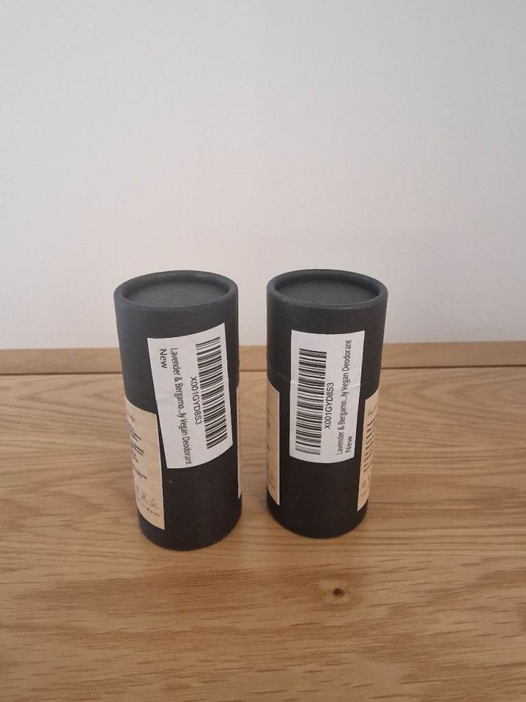 Unisex Eco Friendly Natural Deodorant Stick, Vegan, Plastic & Aluminium Free 75g