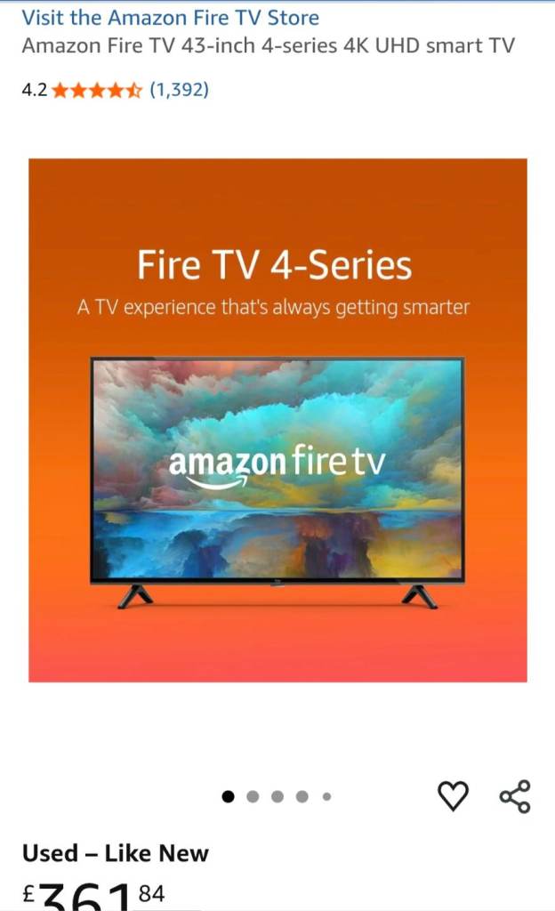 43" Amazon Fire TV: 4k UHD