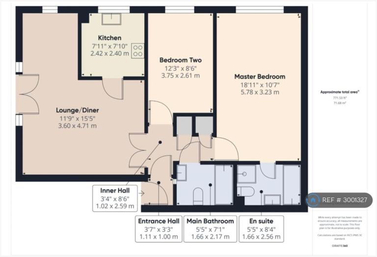 2 bedroom flat in The Orchards, Derby, DE23 (2 bed) (#3001327)