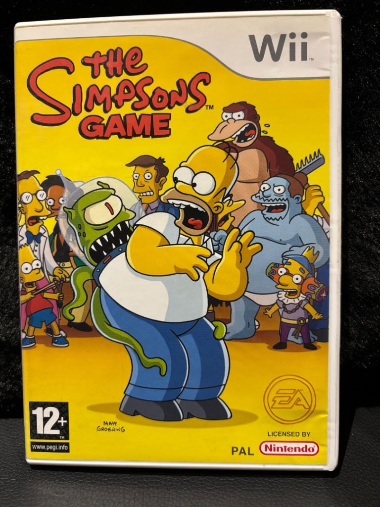 Nintendo Wii - The Simpsons Game.