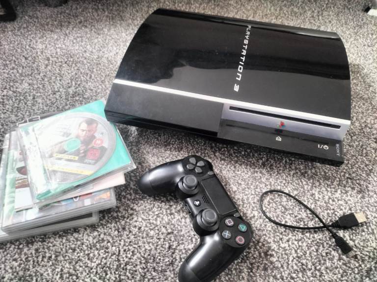 PS3 Bundle with Gaming Wheel 
