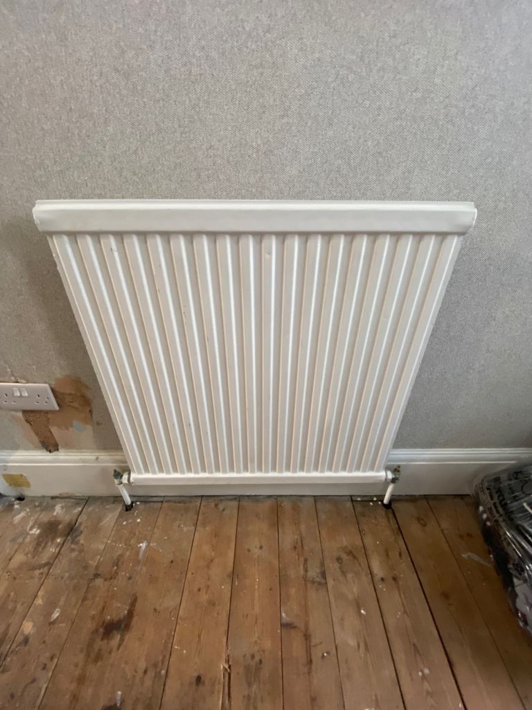 White radiator 73x73x3cm