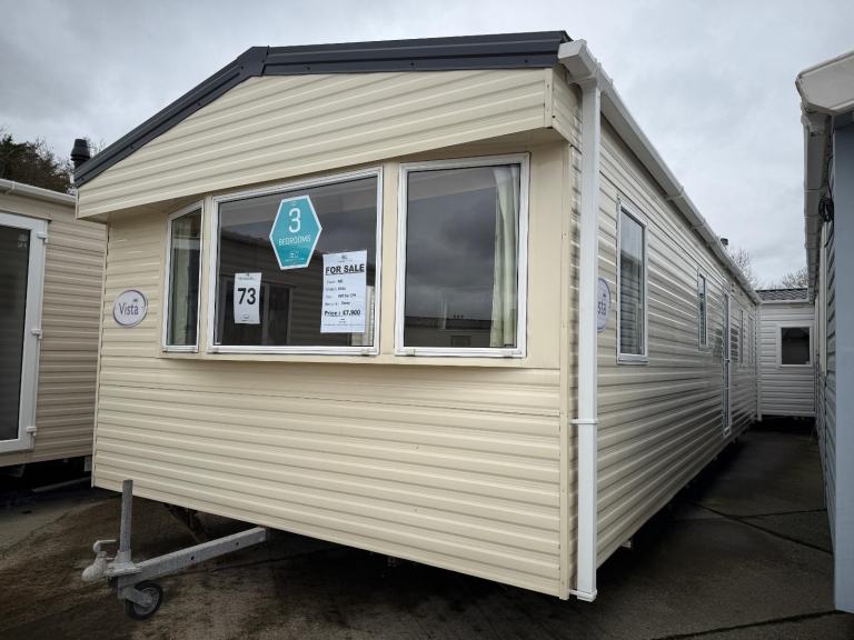 3 Bed Static Caravan - New Lounge Carpet - Free Delivery up to 150 miles