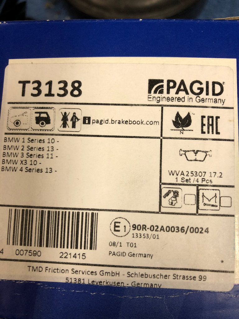 BMW 1 series, 2 series, 3 series, 4 series X3, Pagoda 90R-02A0036/0024 