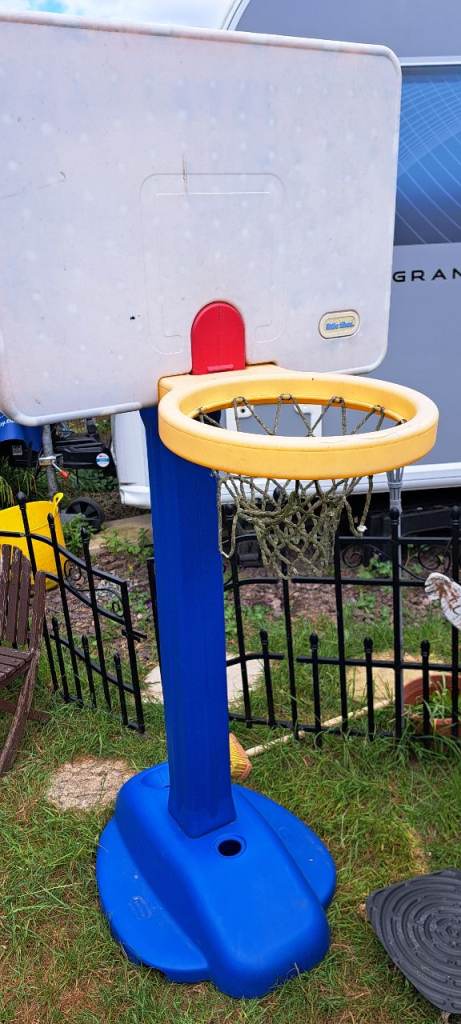 Free Little tikes netball basketball hoop with base 