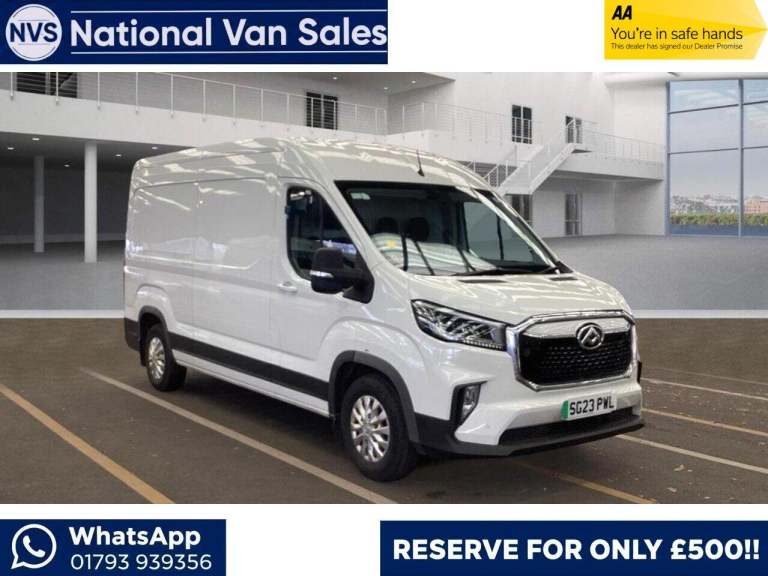2023 Maxus eDeliver 9 72kWh Auto FWD L3 H2 5dr PANEL VAN Electric Automatic