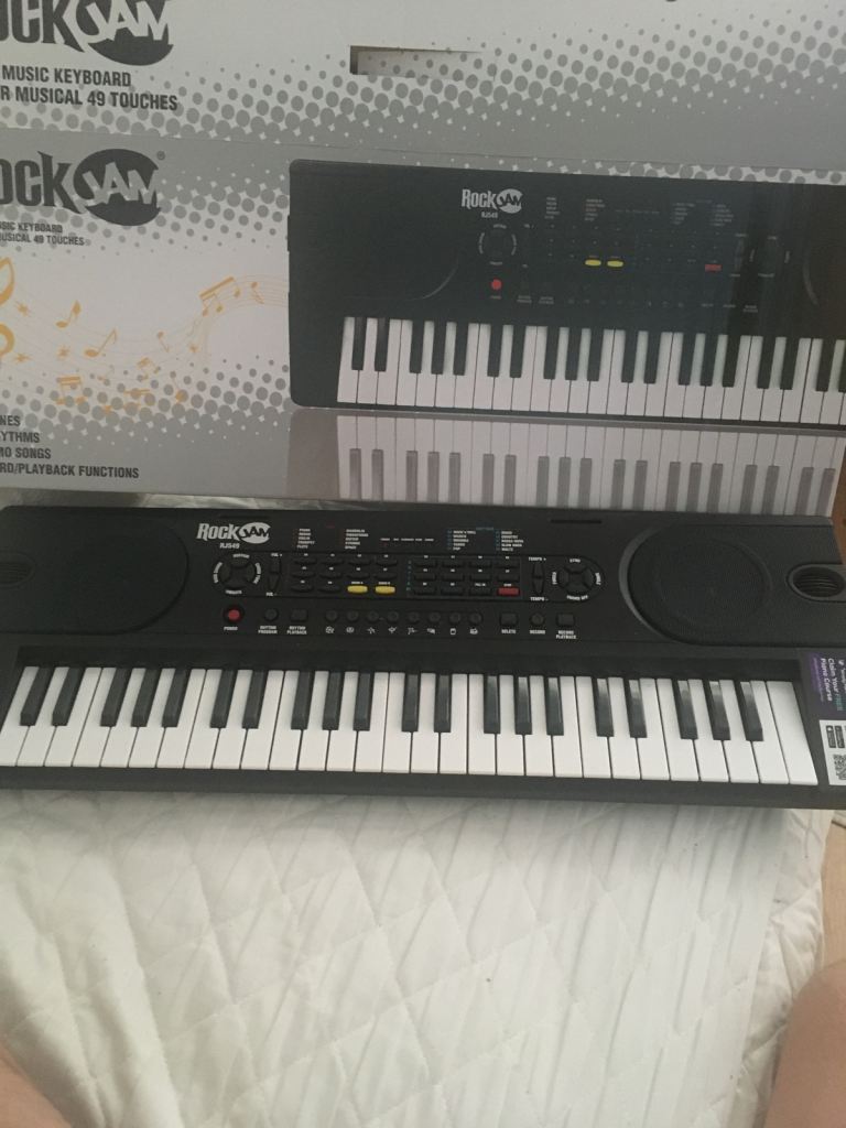 RockJam 49 Key Electronic Keyboard Piano – Brand New in Box