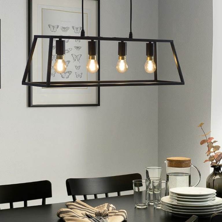 IKEA FELSISK Ceiling Pendant Light + MOLNART LED Bulbs (New in Boxes)