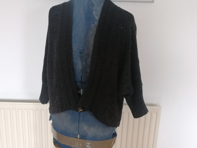 Vintage Y2K Designer MALENE BIRGER Cropped Cardigan. Ex Cond. Size : S / M 