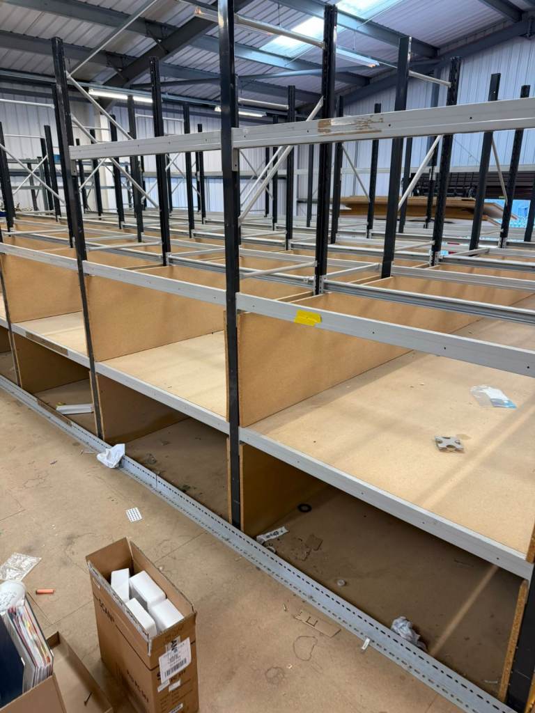 18mm Sheet Chipboard being removed from Racking