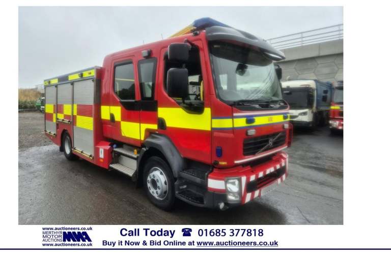 2010 Volvo FL 4X2 AUTO 15 TON JDC BODY 5 SEAT CREW CAB FIRE TENDER. --------------------- NA Dies...