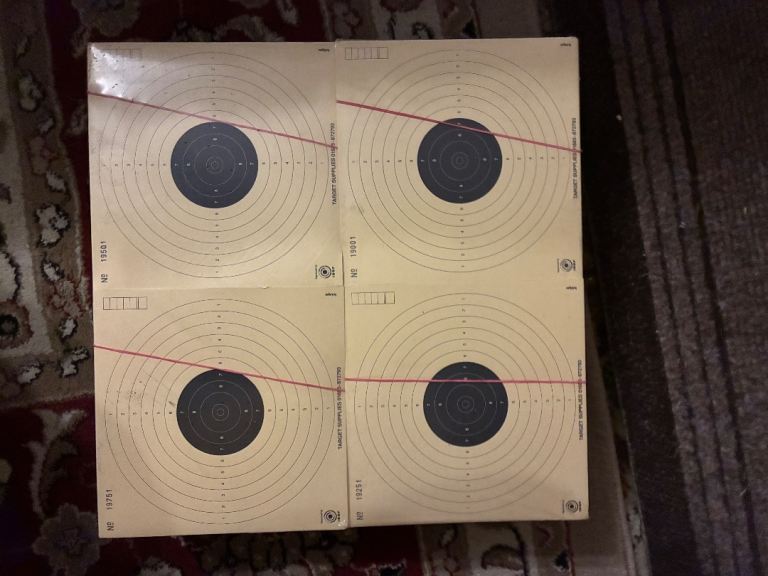 Krüger 10m Air Pistol Targets - Packs of 1000 (More Available)