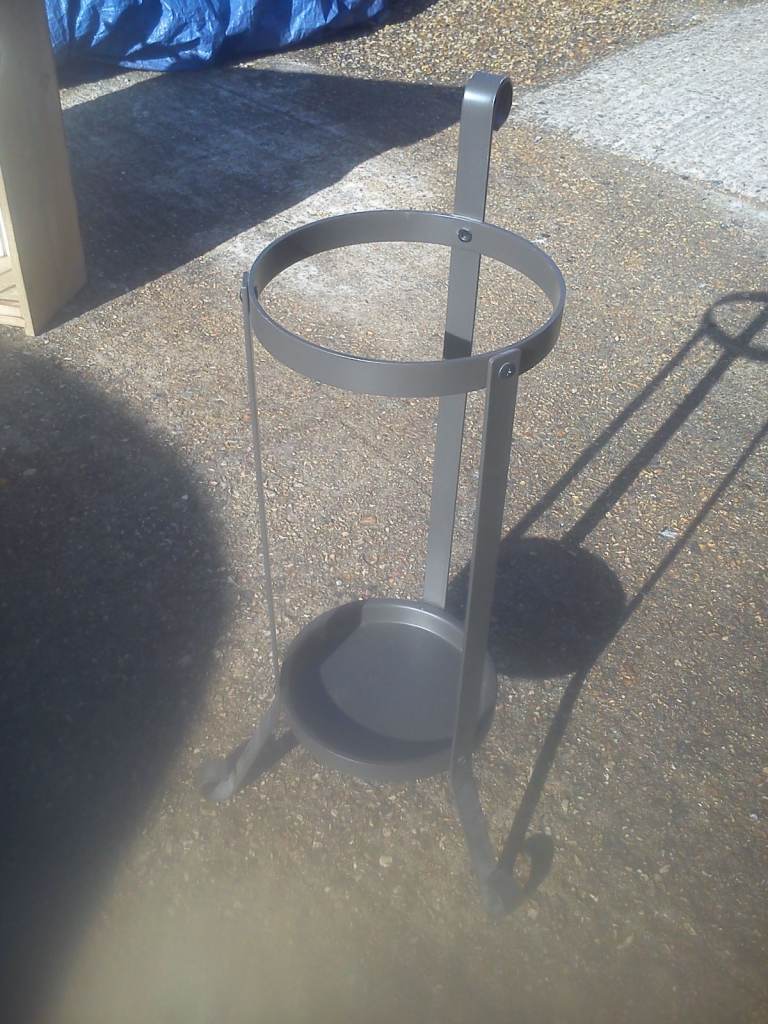 Ikea Portis steel umbrella stand.