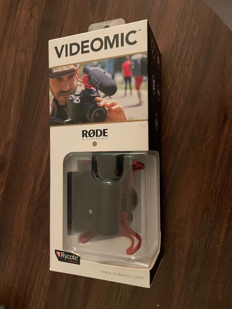 Rode VideoMic – Shotgun Mic w/ Rycote Lyre – Like New