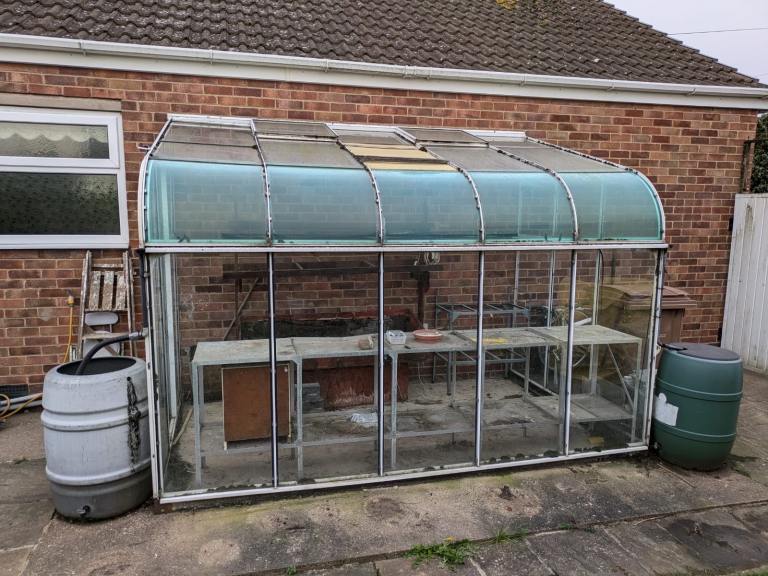 Green house lean too aluminium 