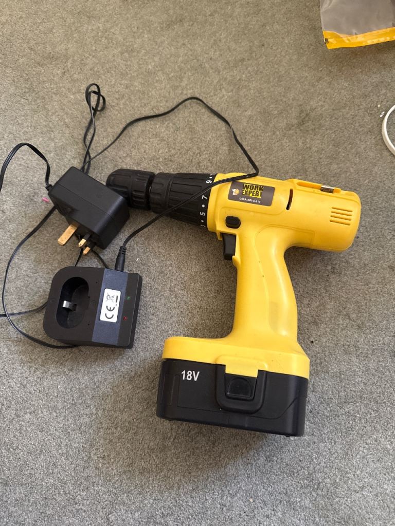 Workzone 18V Cordless Drill with Charger – Good Condition