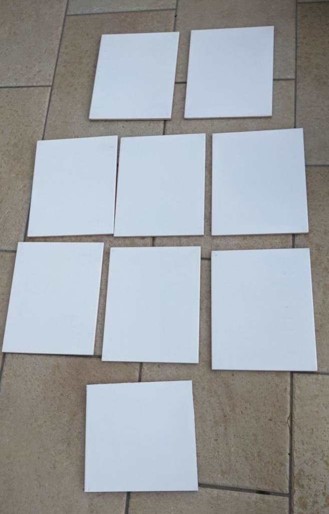 Assortment of cermamic tiles