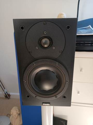 Sold ..Dynaudio Audience 42 Speakers in Cherry Wood Finish