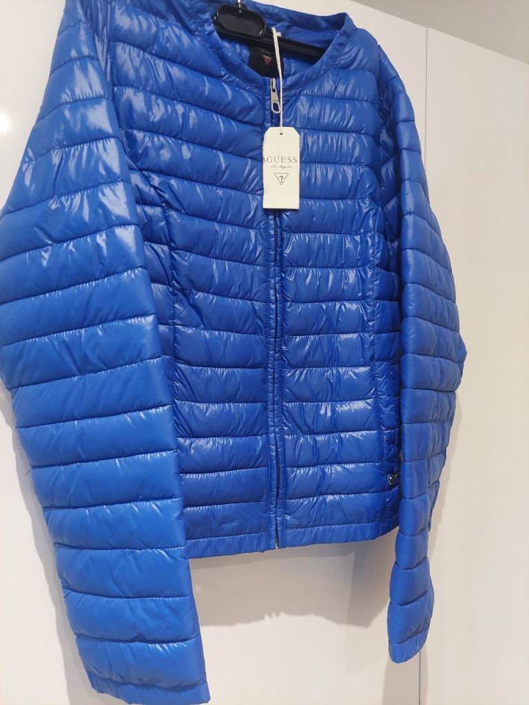 New Guess Blue Padded Jacket with Tags