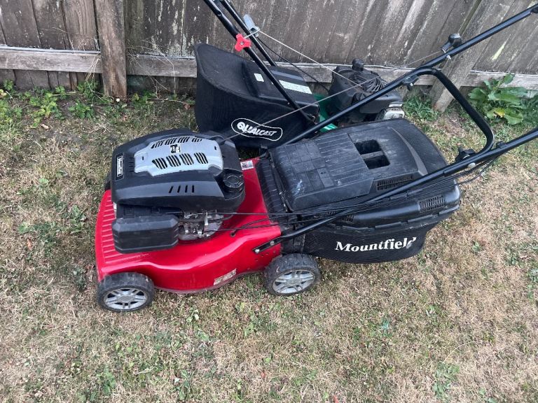Petrol lawn mower self propelled 