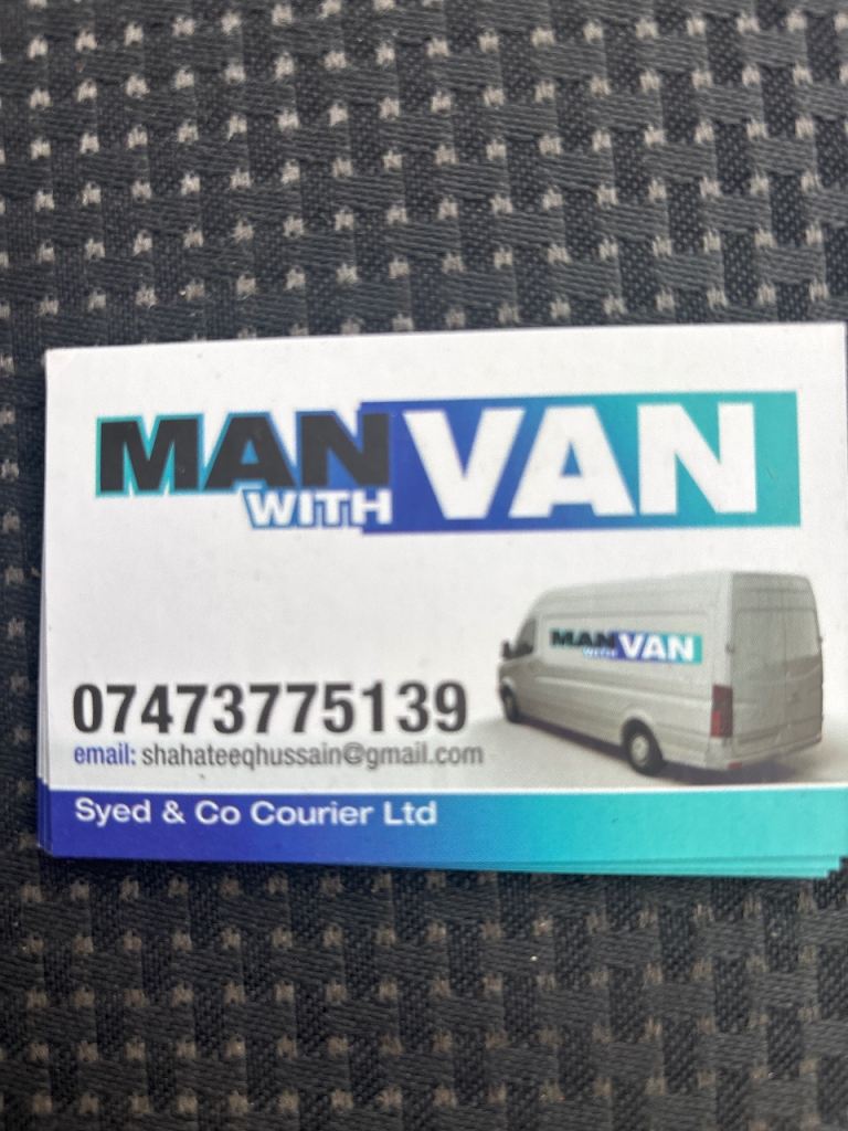 man with van delivery service furniture mover hire rental courier 