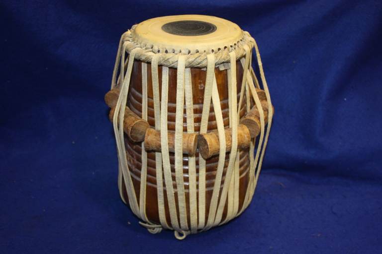 Tabla Rhythm Red Wood Dayan Drum 5.1/2in head x 11in high ~ £85 ono