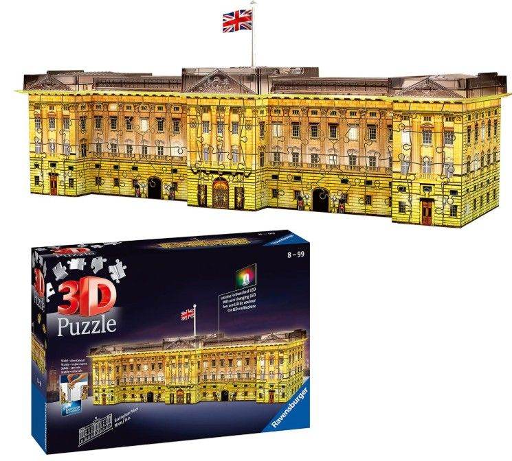  Ravensburger Buckingham Palace 3D light up jigsaw puzzle