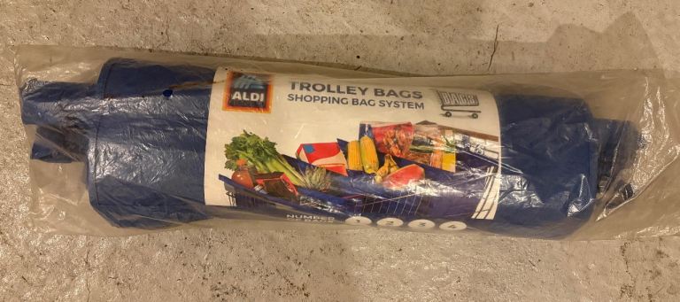 Aldi Trolley Bags Shopping Bag System - Brand New