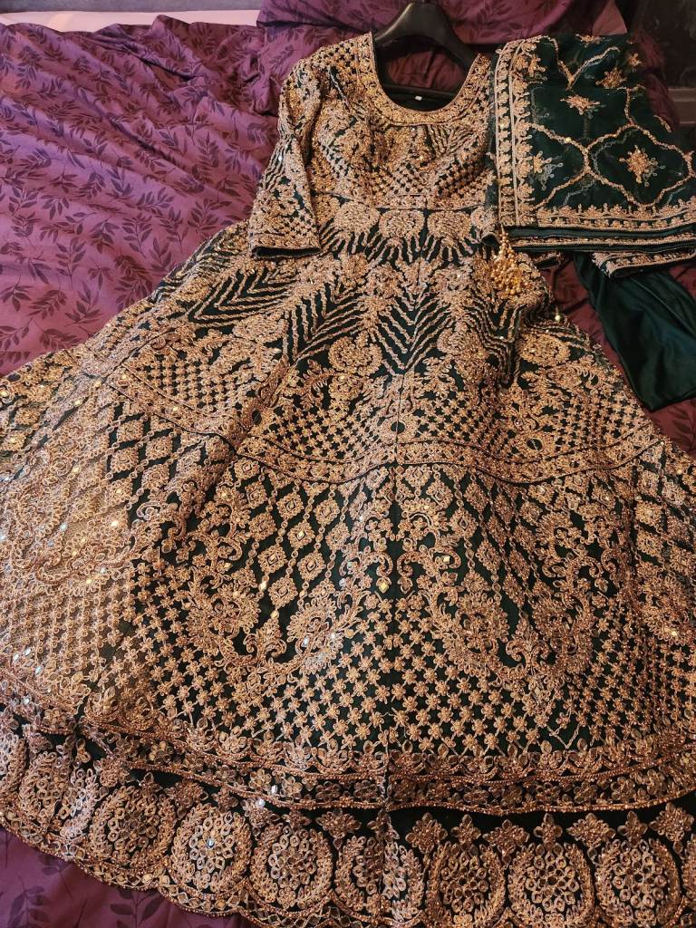 Pakistani wedding maxi dress lengha salwar kameez