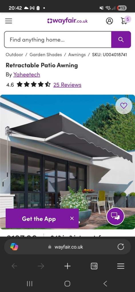 Need a handyman to fix patio awning 