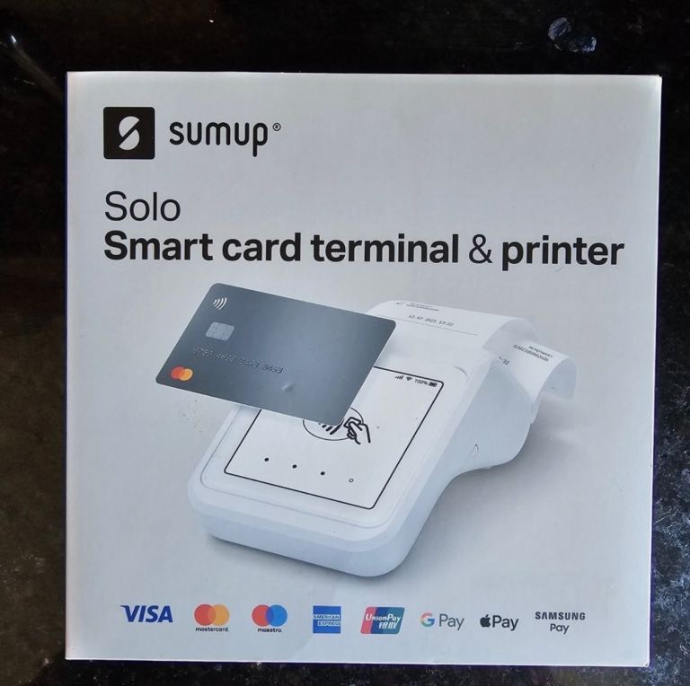 SumUp Solo Printer Bundle – Contactless Credit Card Payment Card Reader