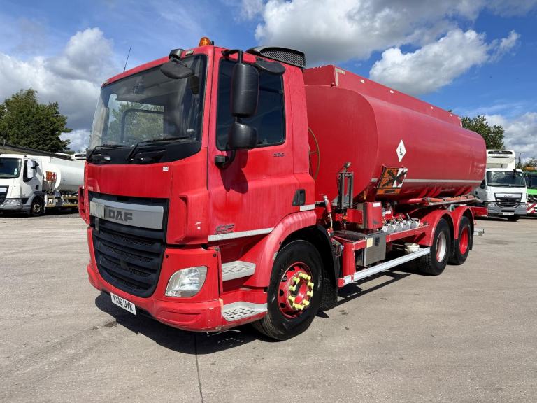 2016 DAF CF 330 6X4 20,000 LITRE FUEL TANKER 