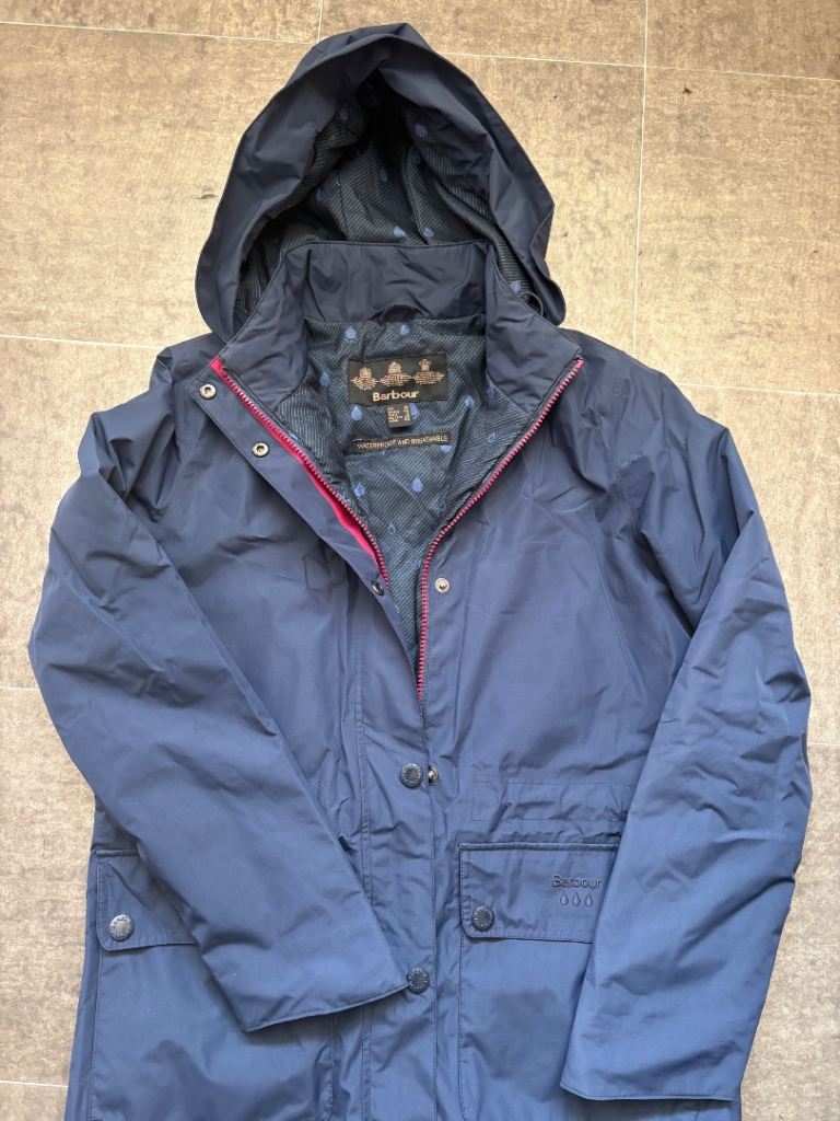 Women’s Barbour waterproof coat size 10