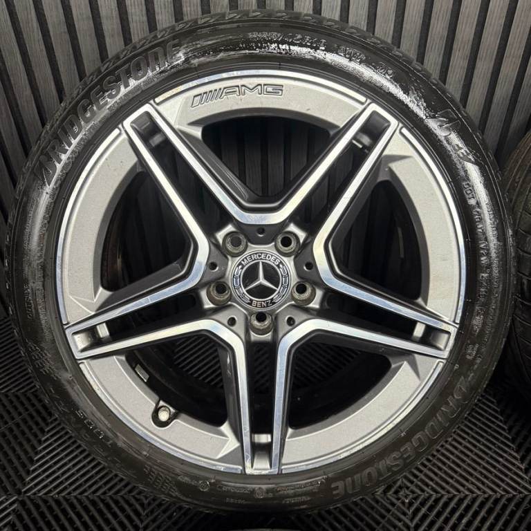 18'' GENUINE MERCEDES AMG A CLASS CLA B ALLOY WHEELS TYRES ALLOYS W177