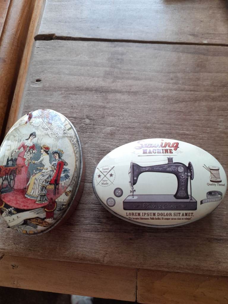 Two pretty tins