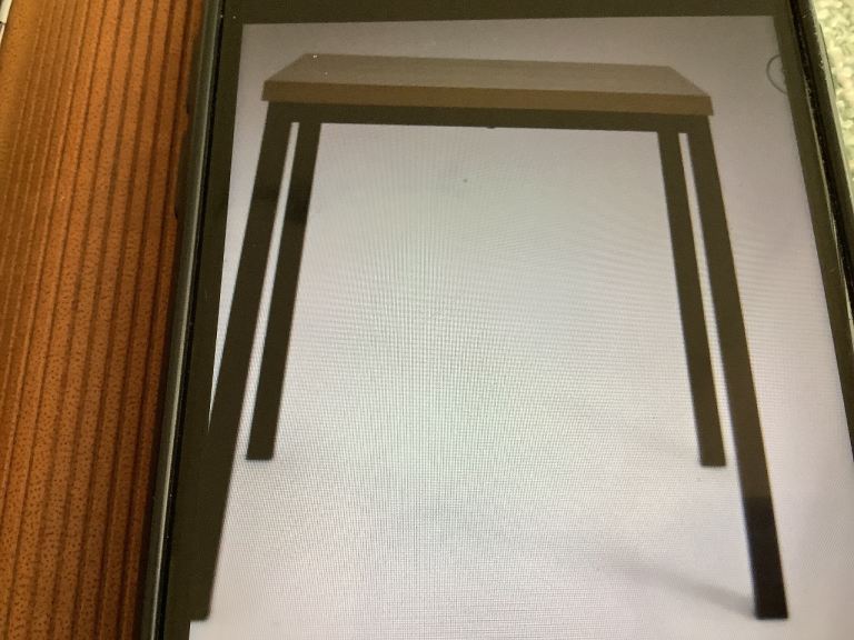 Small dining table and one chair