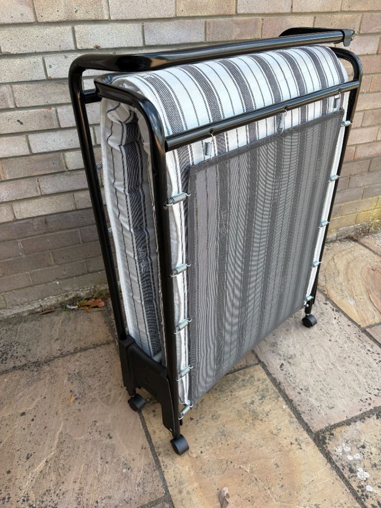 Jay-Be folding  Guest Bed with Mattress on Wheels