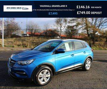  VAUXHALL GRANDLAND X 1.2T SE 2019,Bluetooth,DAB,Cruise,Parking Sensors,F.S.H,Ulez Compliant