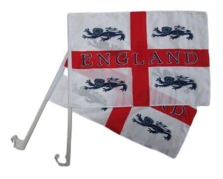 New box 100 england car flags 