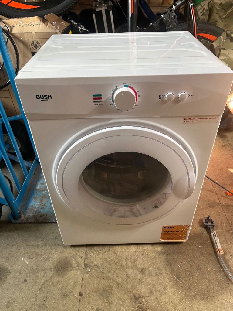 Bush Tumble Dryer – White, Good Condition