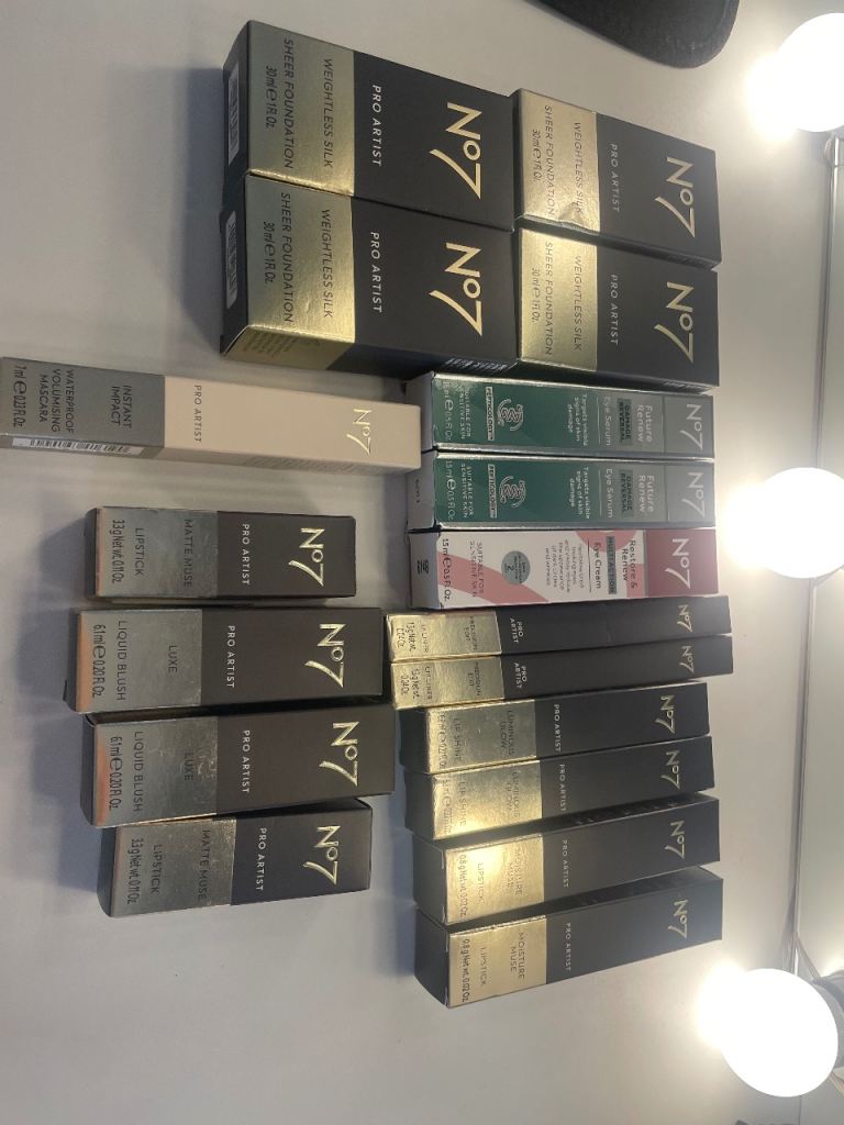 No7 Pro Artist Makeup & Skincare Products- Brand New