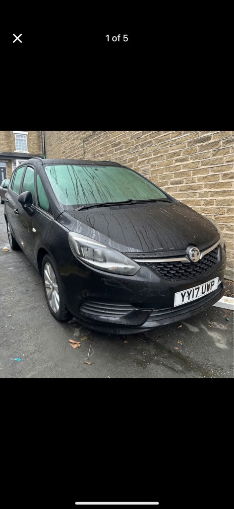 Vauxhall, ZAFIRA, MPV, 2017, Manual, 1364 (cc), 5 doors