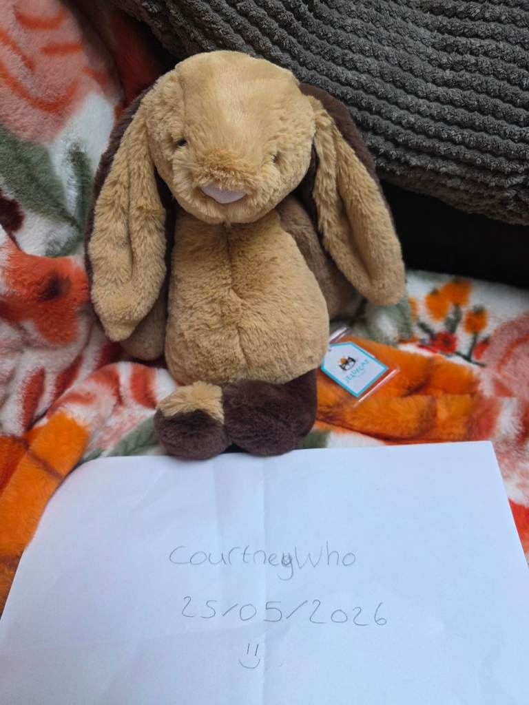 Patchwork bunny jellycat 