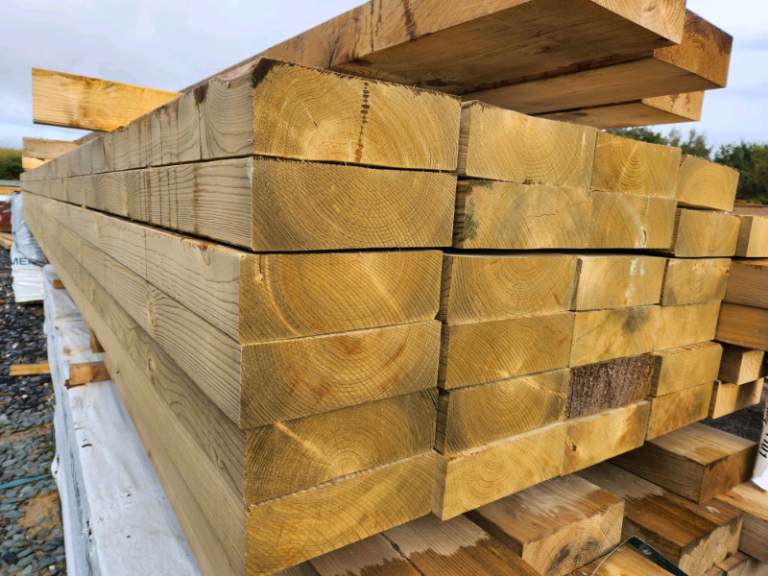 9x3 Planed Tanalised C24 Timber (73mm x 220mm)