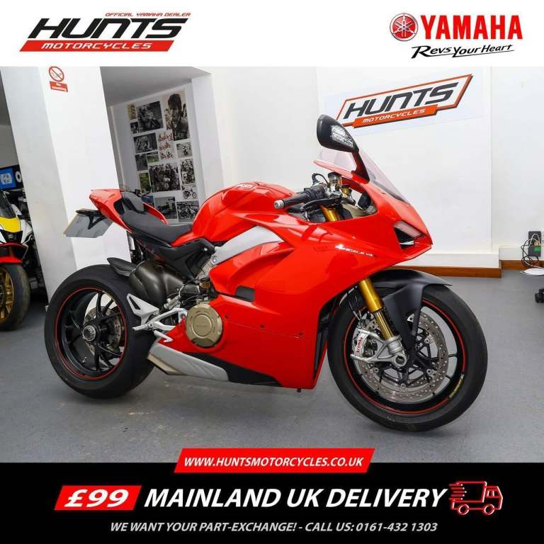 2018, '18 reg. Ducati Panigale V4S ABS. See The Pics. Superb Value £15,795
