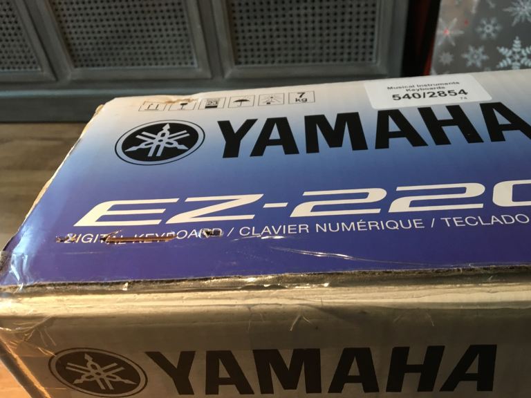 Brand New Yamaha EZ-220 Full Size Digital Keyboard