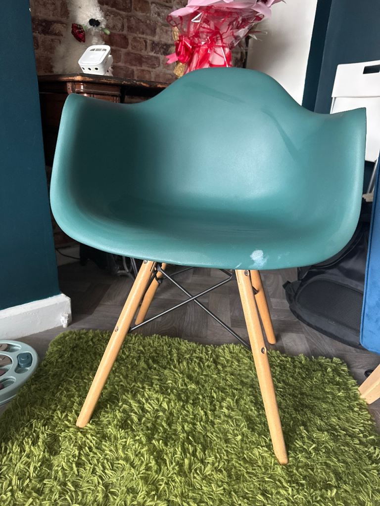 Tub green solid accent desk office bedroom chair