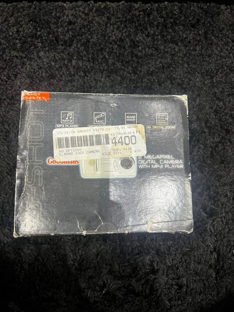 Vintage Goldman’s G Shot 2025TFT digital camera 